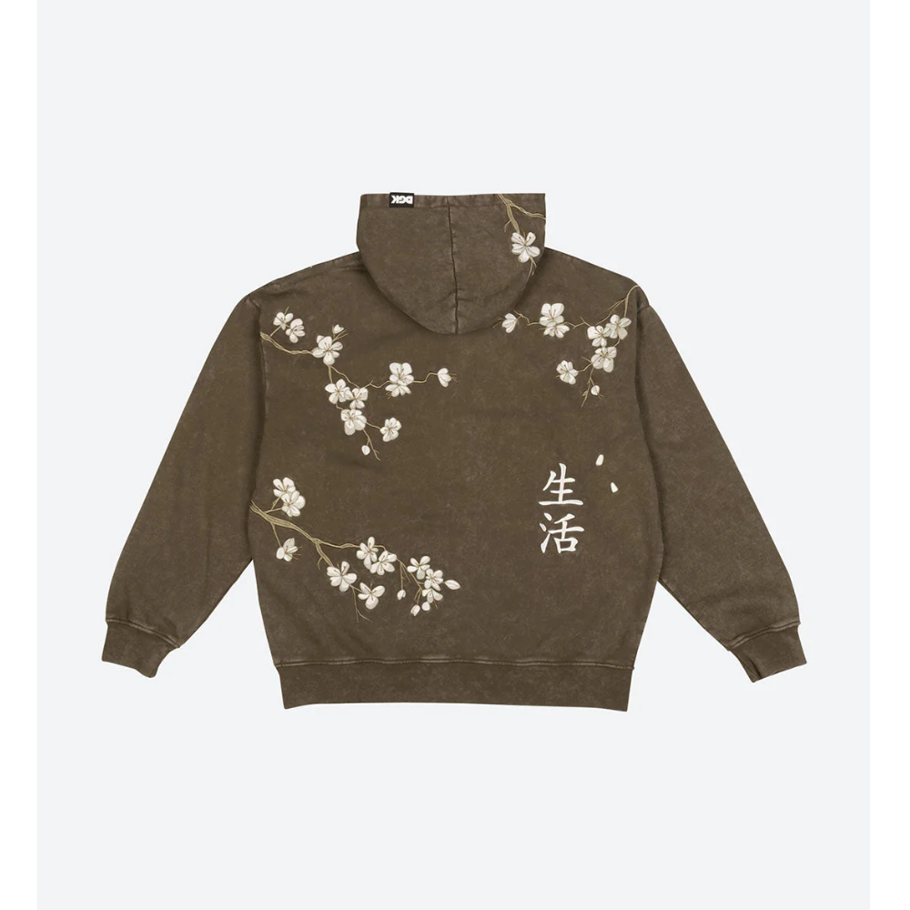 DGK Zion Zip Hoodie - Brown
