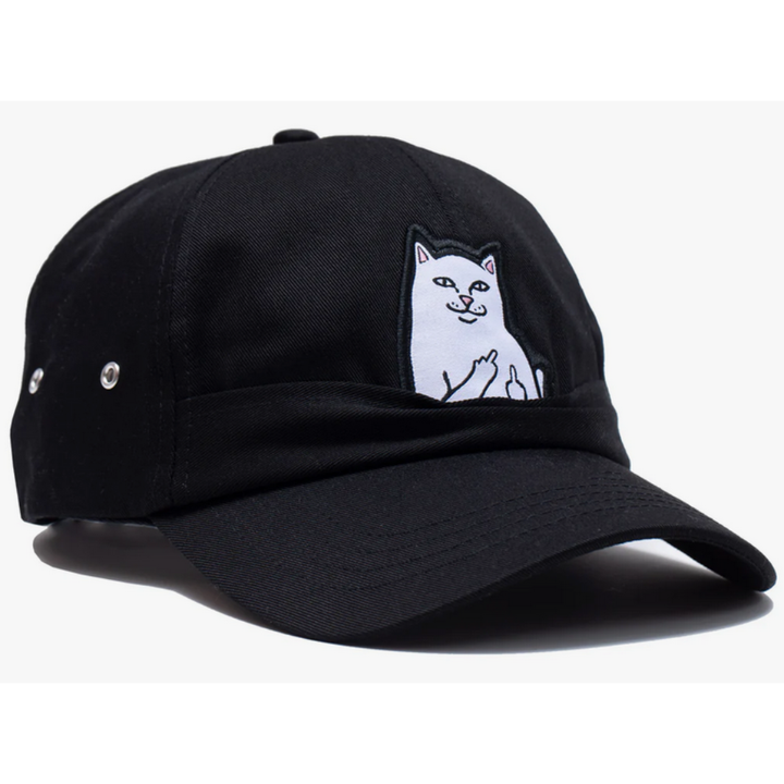 RIPNDIP Lord Nermal 6 Panel Pocket Hat - Black