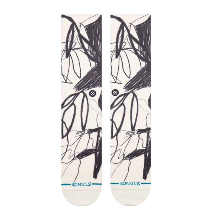 Stance Art Studio Crew Socks - Grey/White