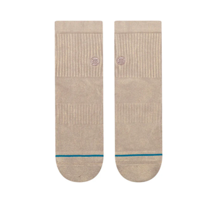 Stance Signature Wash Quarter Socks - Beige