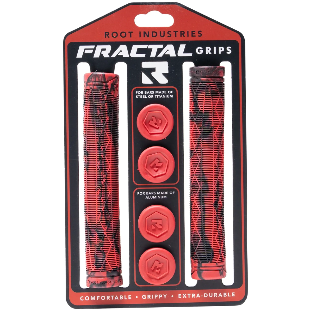 Root Industries Fractal Stunt Scooter Griffe - Red Black