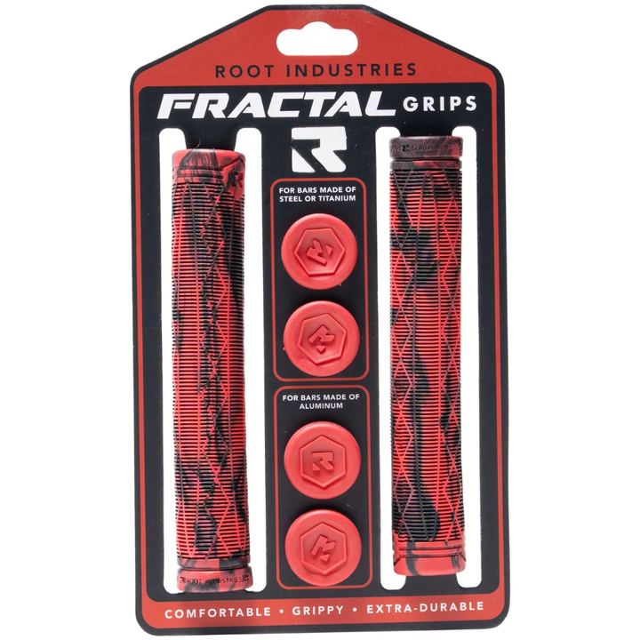 Root Industries Fractal Stunt Scooter Griffe - Red Black