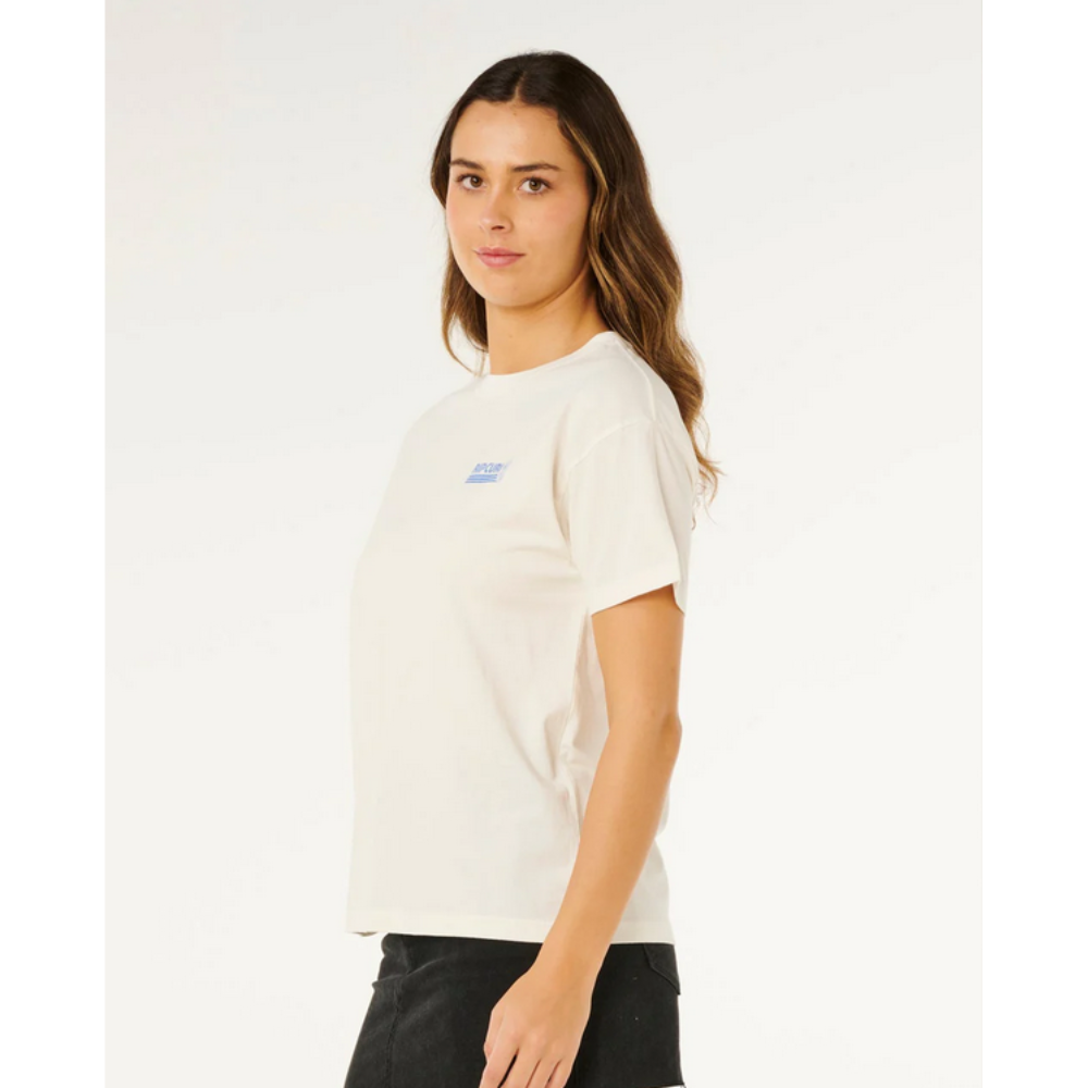 Ripcurl T-Shirt Ocean Break Relaxed - Bone