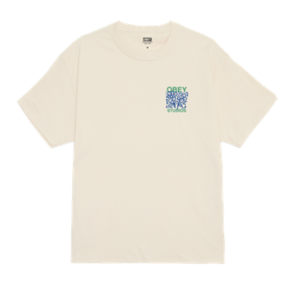 Obey Love in Viod T-Shirt - Cream