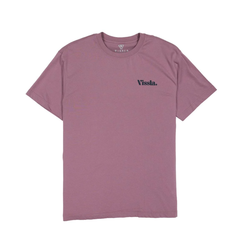 Vissla Raised T-Shirt Kurzarm - Plum