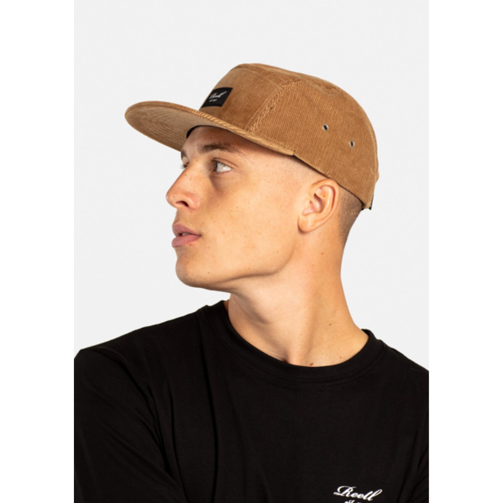 Reell 5-Panel Cap - Copper Brown Cord