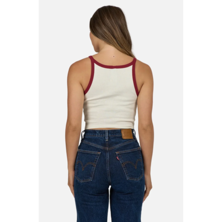 Salty Crew Truck Stop Tank Top - Off White
