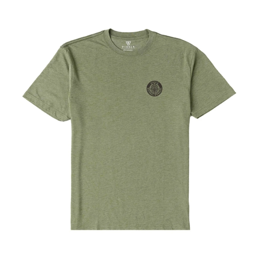 Vissla Natural Wonders Comp Lite Eco Drirelease T-Shirt - Sage Heather