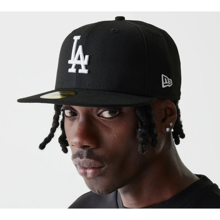New Era 47495 LA Dodgers Authentic On Field Game 59FIFTY Fitted Cap - Black White