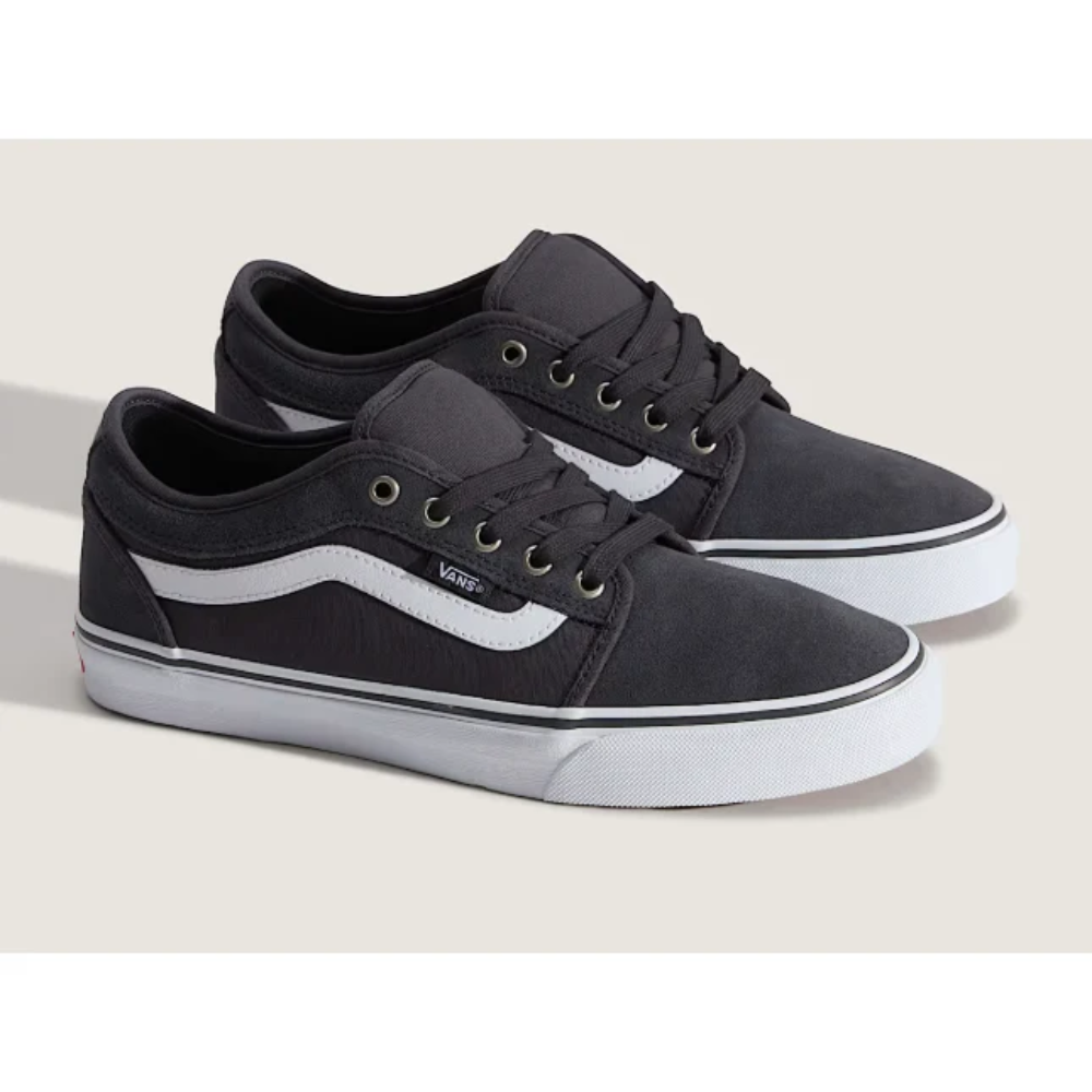 Skate Chukka Low Sidestripe - Charcoal/White