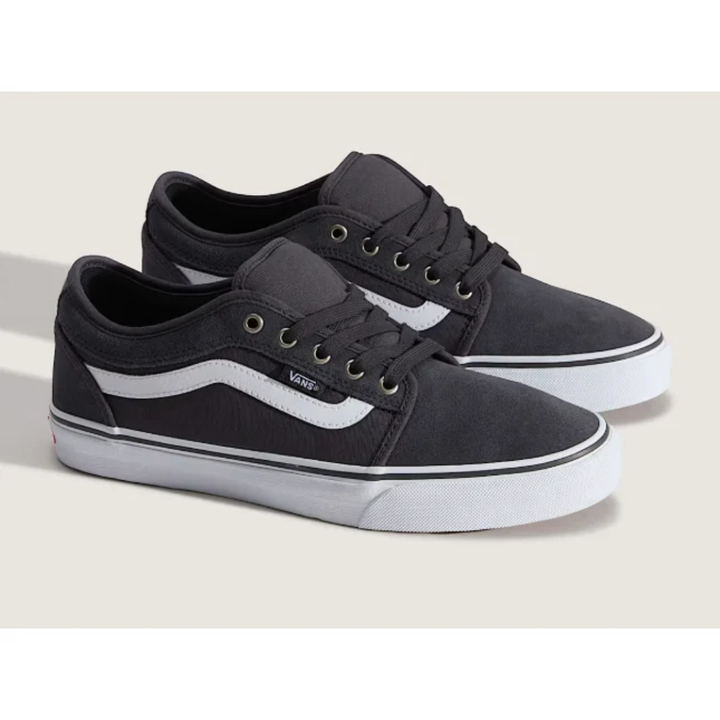 Skate Chukka Low Sidestripe - Charcoal/White