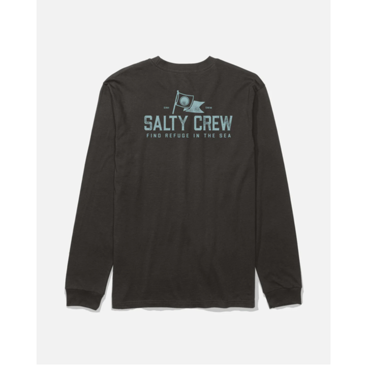 Salty Crew Flag Day Ls Tee - Black