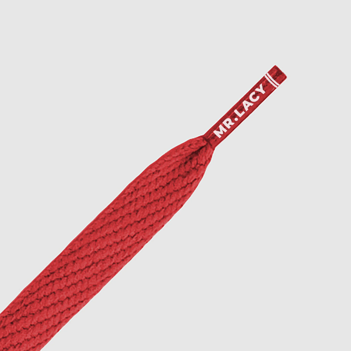 Mr. Lacy Flatties 130cm Laces - Red