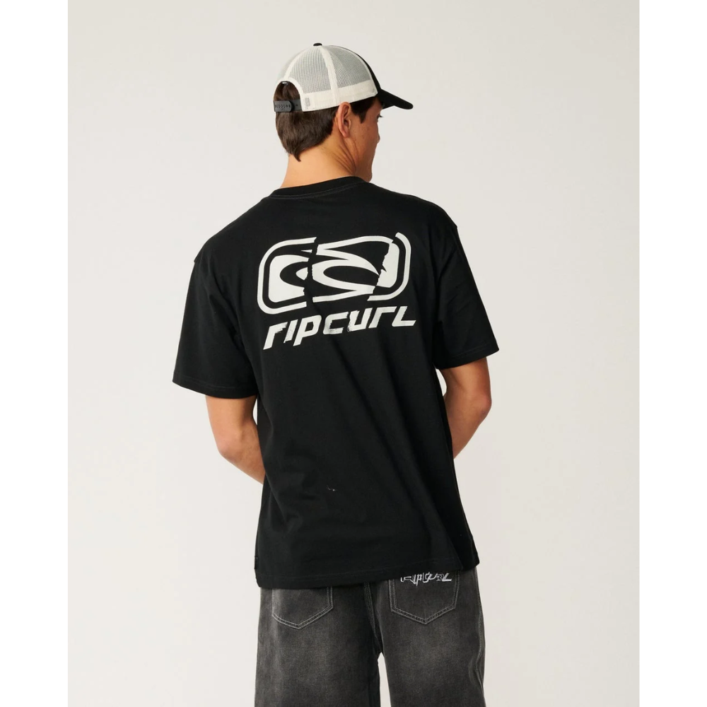 Ripcurl Archive Ripped Loose T-Shirt - Black