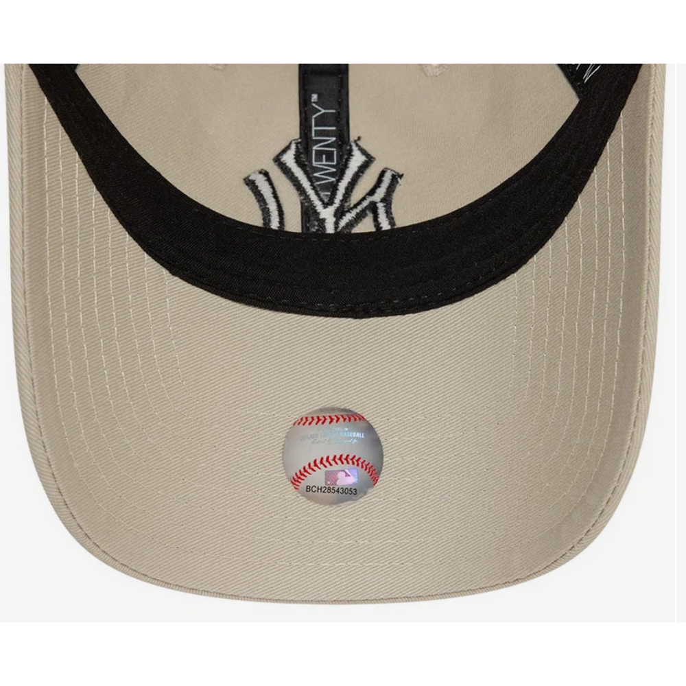 NewEra 1472 New York Yankees League Essential 9TWENTY Hellbeige Verstellbare Cap - Beige