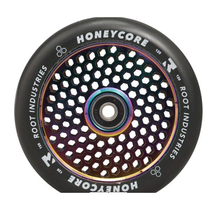 Root Honeycore 120mm Stunt Scooter Rollen 2 Stück Schwarz Oil