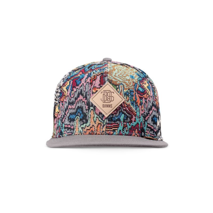 Djinns HFT Colorexplo 6 Panel Snapback Cap - Multi Grey
