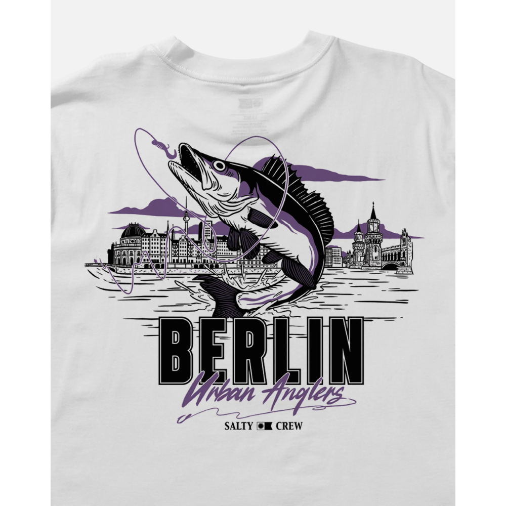 Salty Crew Berlin Urban Angler Tee - White