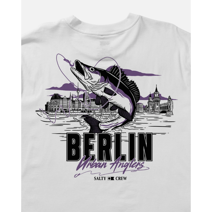 Salty Crew Berlin Urban Angler Tee - White