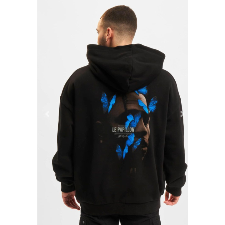 Upscale Le Papillon Heavy Oversize Hoody - Black