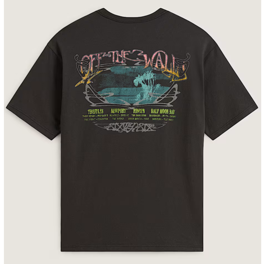 Vans Jetty Sets Tee Pale Petalt - Faded Black