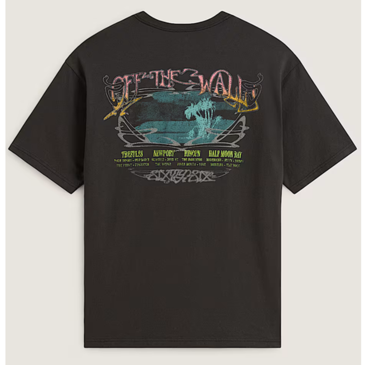 Vans Jetty Sets Tee Pale Petalt - Faded Black