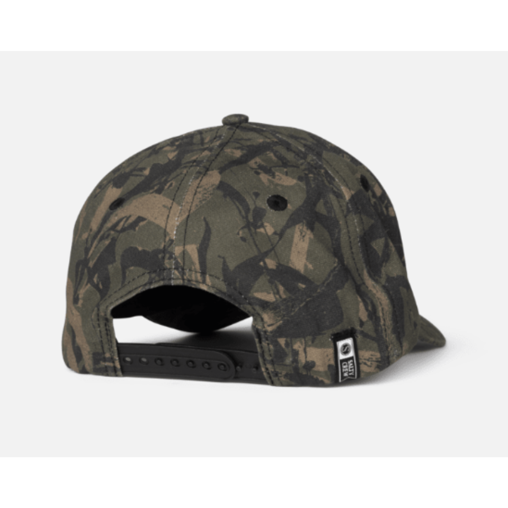 Salty Crew Upstream Strapback Cap - Olive Camo