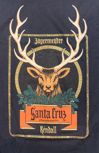 Santa Cruz Jägermeister Kendall T-Shirt Tee - Black