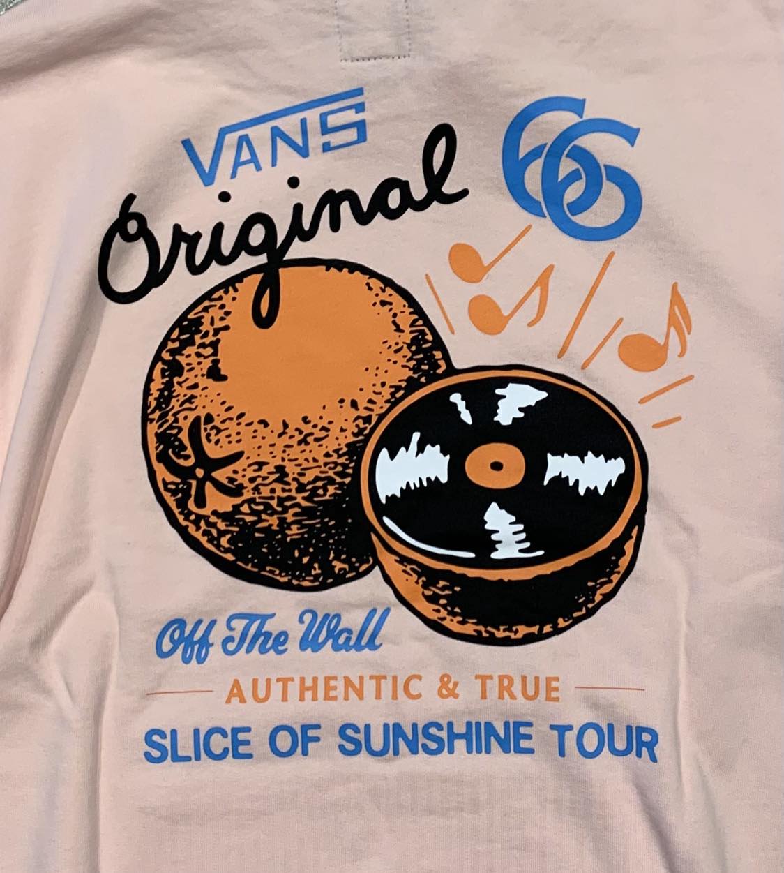 Vans Orange Records Oversize Hoodie - Rosa
