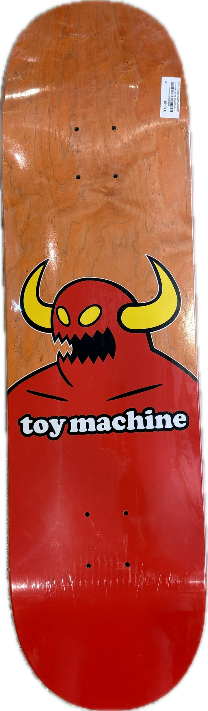 Toy-Machine Monster Skateboard Deck 8,375" - Orange