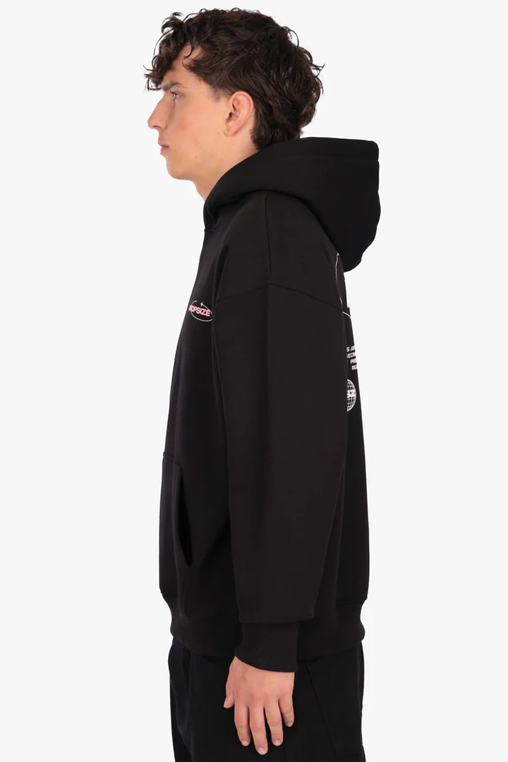 Dropsize HD-568 DROPSIZE KARMA HOODIE JET BLACK