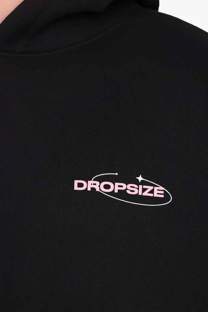 Dropsize HD-568 DROPSIZE KARMA HOODIE JET BLACK