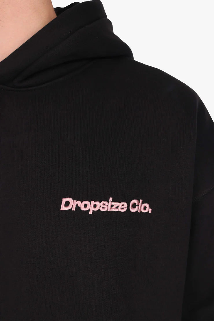 Dropsize HD-537 SNAKE APPLICATION HOODIE BLACK