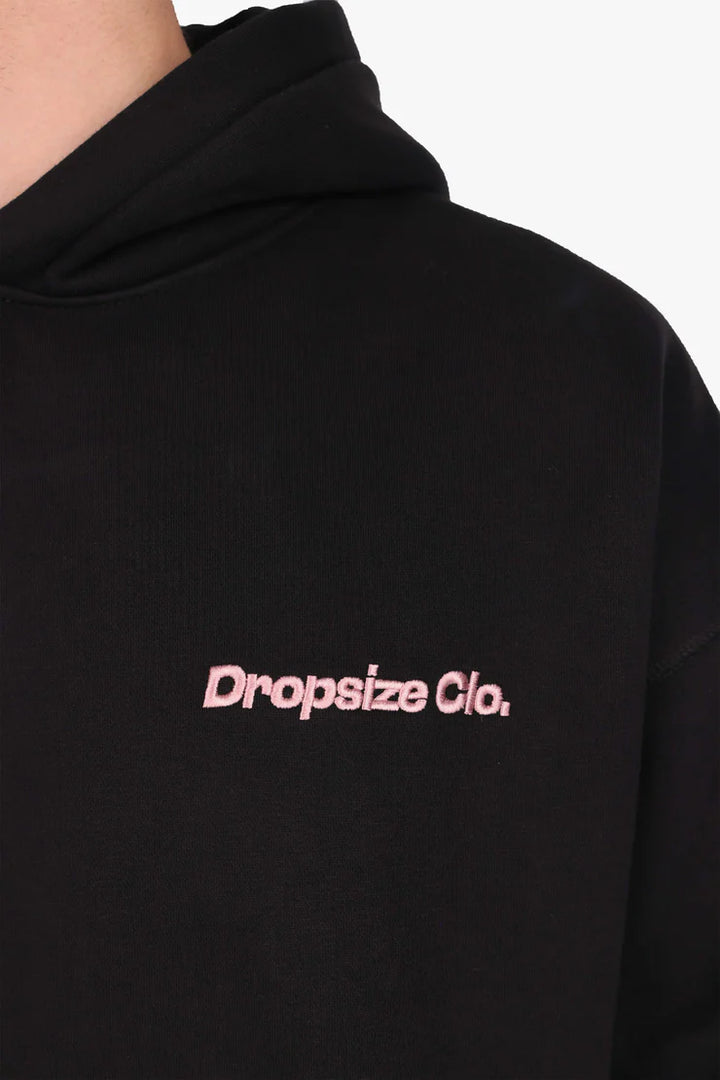 Dropsize HD-537 SNAKE APPLICATION HOODIE BLACK