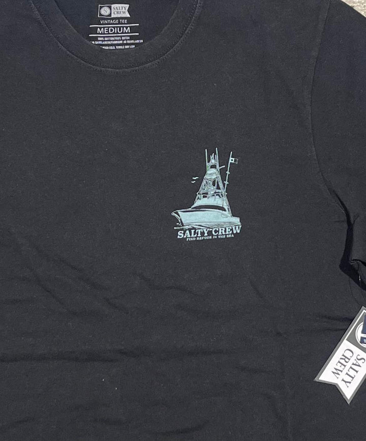 Salty Crew Vessel Classic T-Shirt - Black