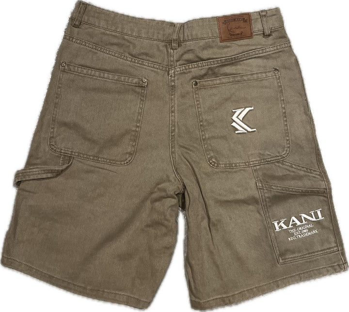 Karl Kani OG Washed Carpenter Shorts - Dark Sand