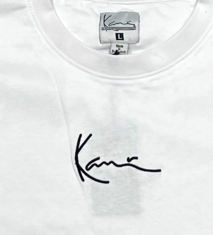 Karl Kani Small Signature Essential Tee - White