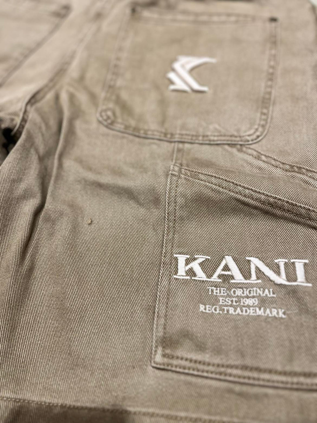 Karl Kani OG Washed Carpenter Shorts - Dark Sand