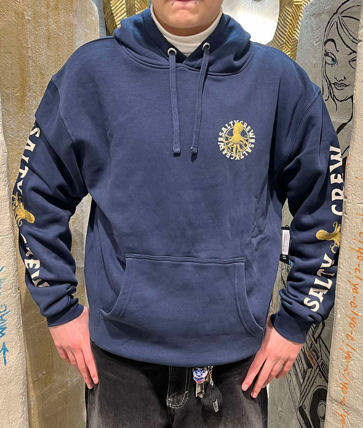 Salty Crew Tentacles Fleece Hoodie - Navy