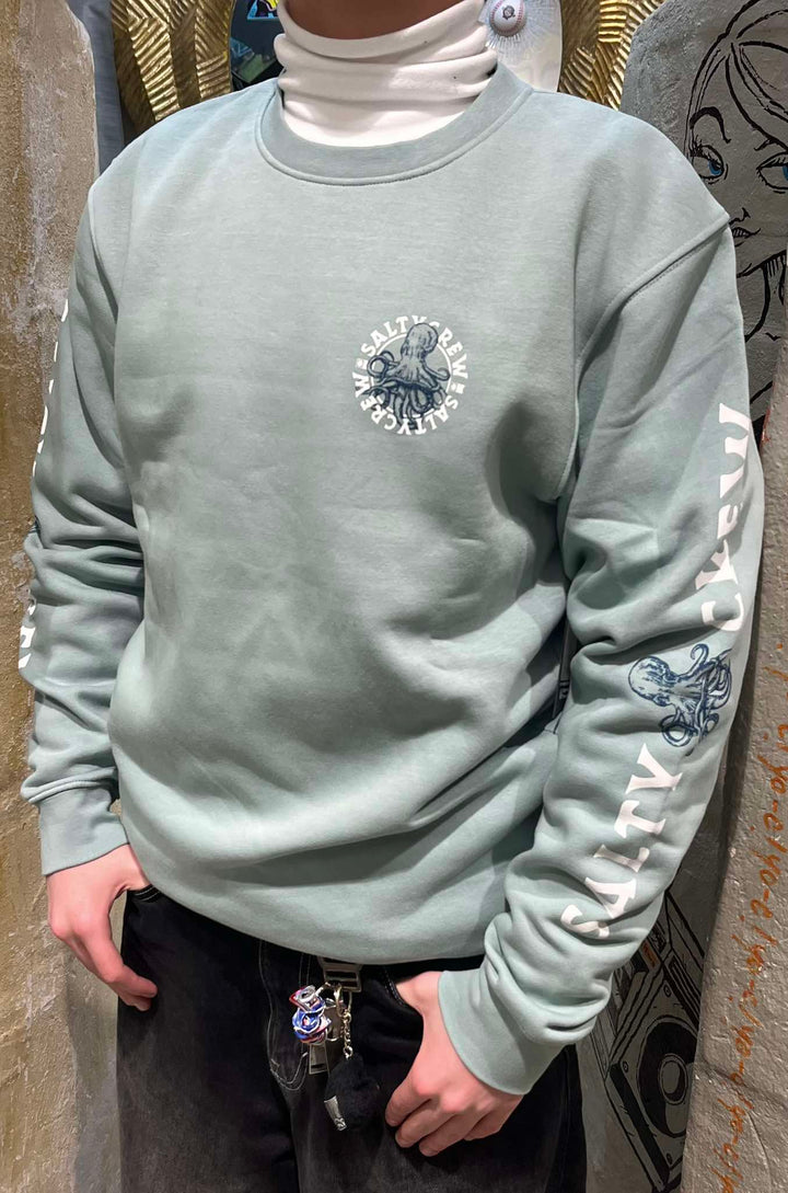 Salty Crew Tentacles Fleece Crewneck - Mackerel