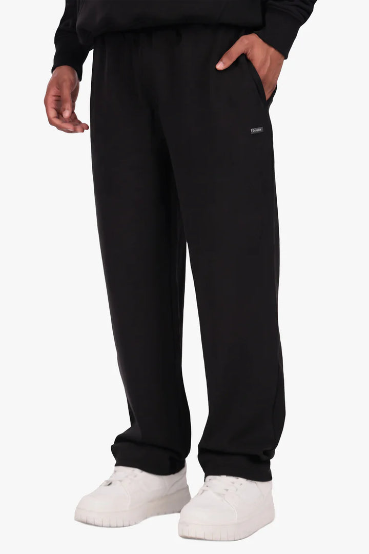 Dropsize DS-047 DOUBLE KNIT OPEN LEG JOGGER BLACK