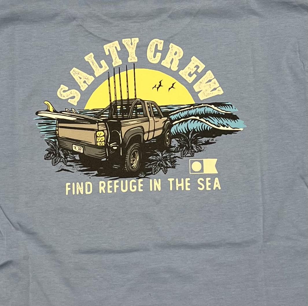 Salty Crew Lifted T-Shirt - Marine Blue