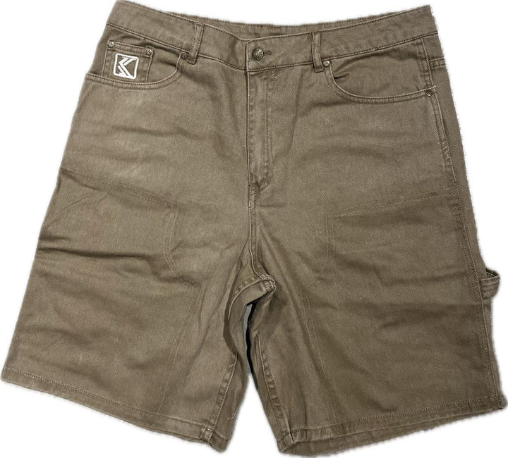 Karl Kani OG Washed Carpenter Shorts - Dark Sand