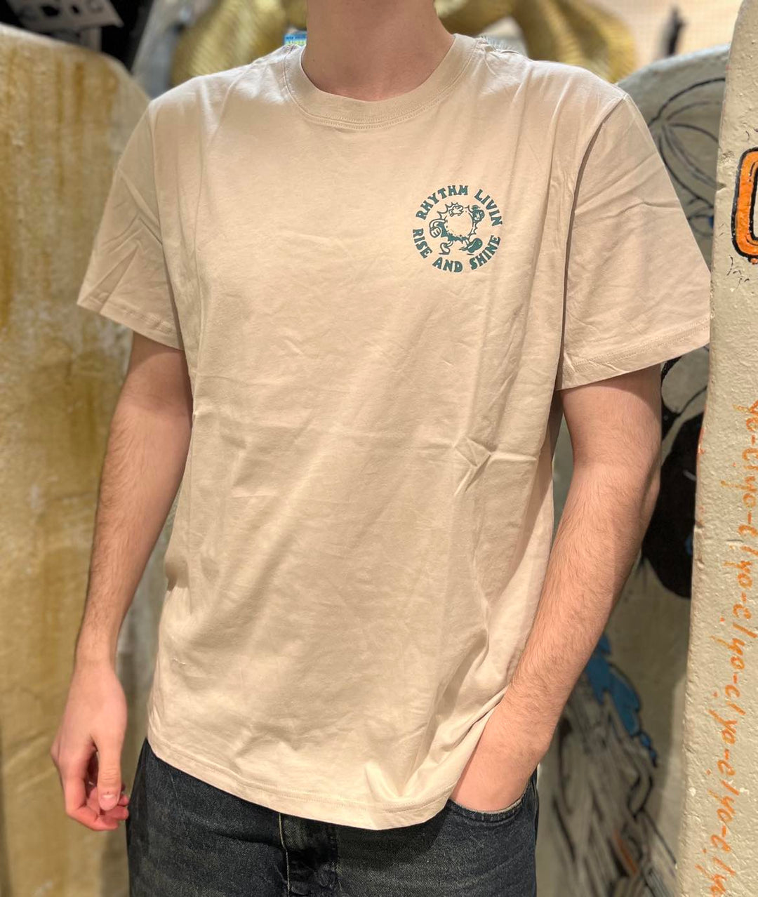 Rhythm Shine T-Shirt - Moonrock Beige