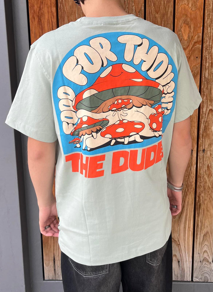 The Dudes Food For Thoughts T-Shirt - Aloe