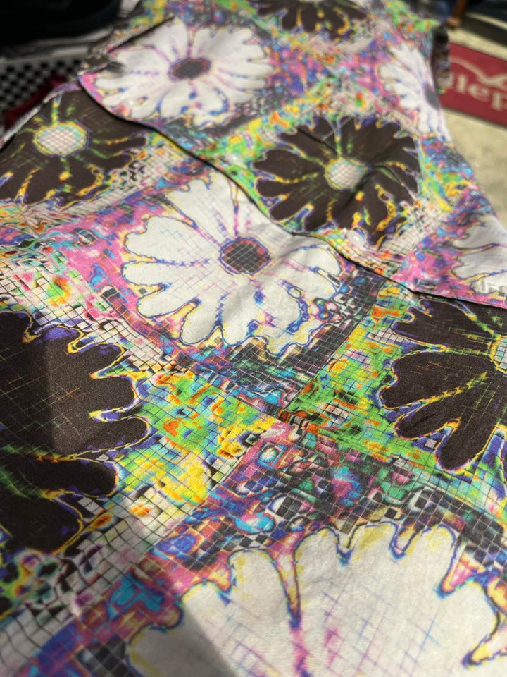 VANS Digitas SS Wovens Kurzarm Hemd White Multi