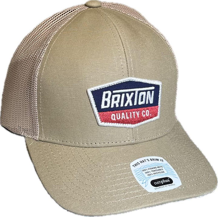 Brixton  Regal Netplus Trucker Hat Cap - Khaki