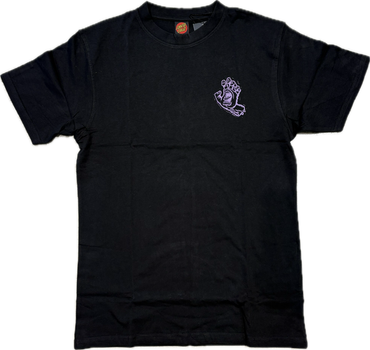 Santa Cruz Stamped Screaming Hand T-Shirt - Schwarz