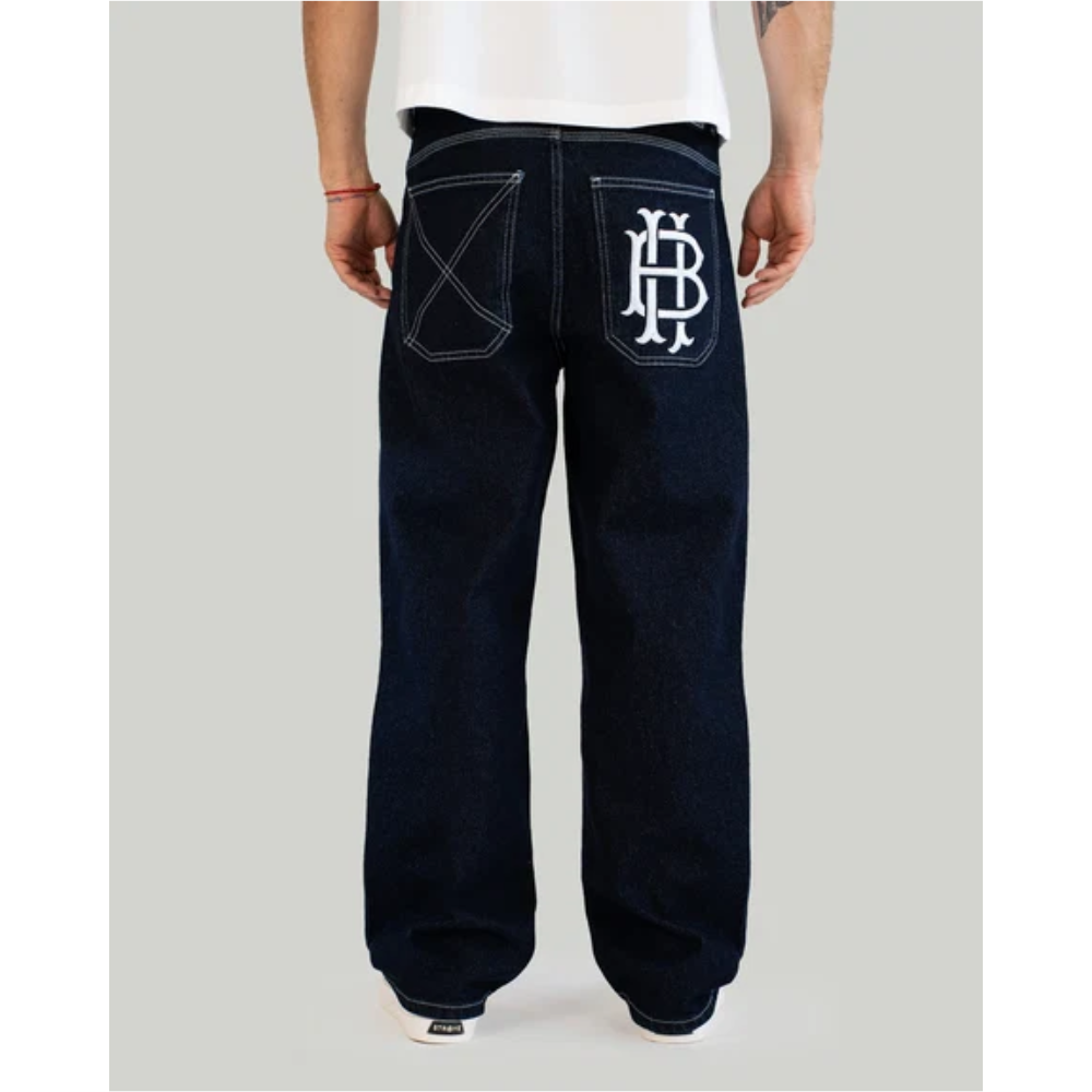 HomeBoy  BAGGY Jeans MONOCROM Denim - Indigo Blau
