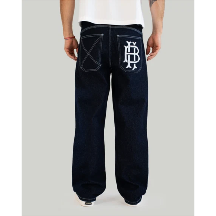 HomeBoy  BAGGY Jeans MONOCROM Denim - Indigo Blau